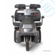 Afiscooter S3 / tmavě šedý / dvousedadlový / široké pneumatiky